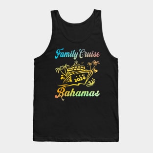 Family Cruise Bahamas 2024 Family Matching Couple Tee Tank Top